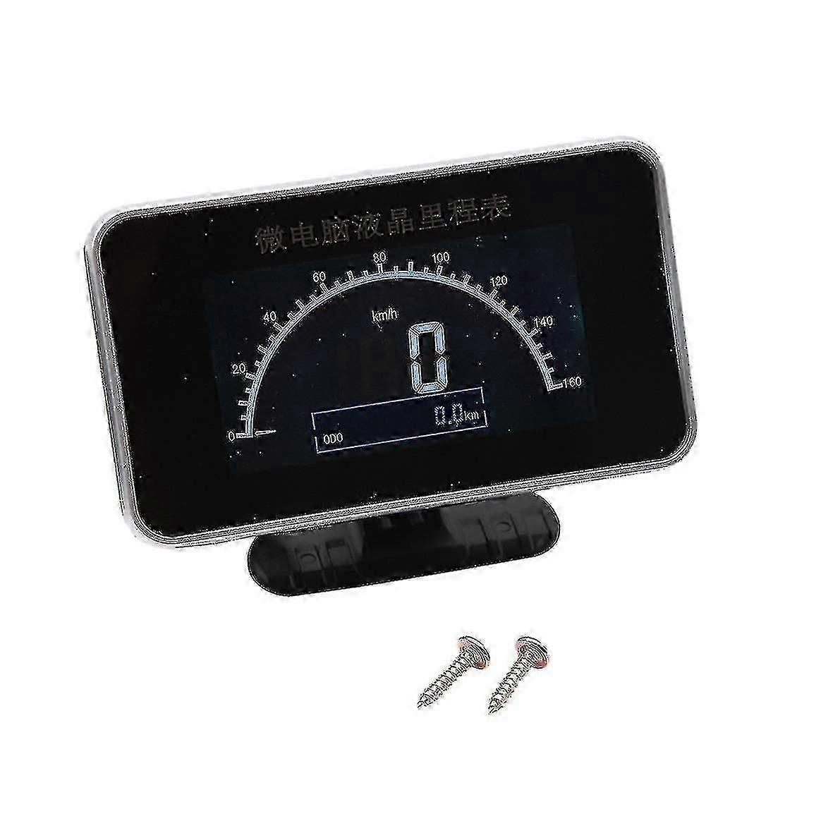 Car Truck 12v/24v 2 In 1 Functions Digital Speedometer Speed Meter+odometer Gauge Lcd Instrument Pa Xxf