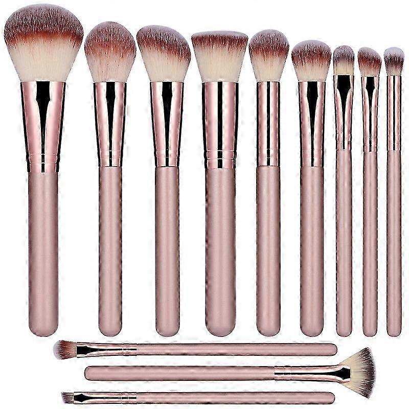 12-Piece Basic Makeup Brush Set for Beginners - Essential Makeup Tools