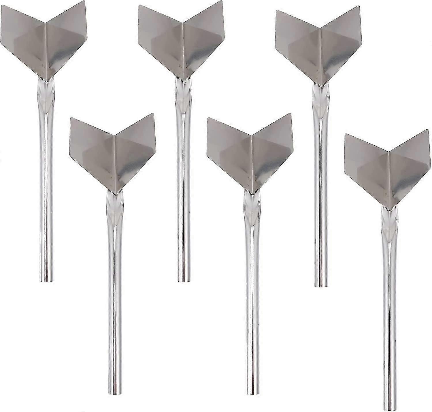 6 Pieces Plasterboard Concrete Corner Tool with Stainless Steel Handle Scraper Trowel,24X7. 5cm