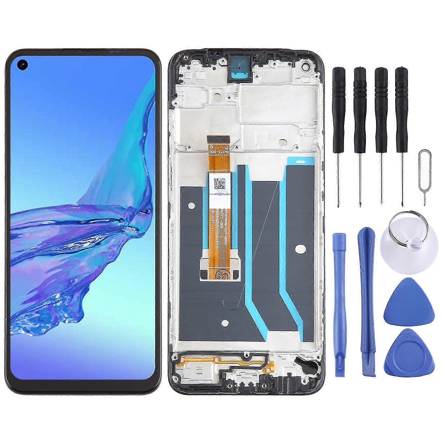 LCD + Touch Screen with Frame For OPPO A53s 4G
