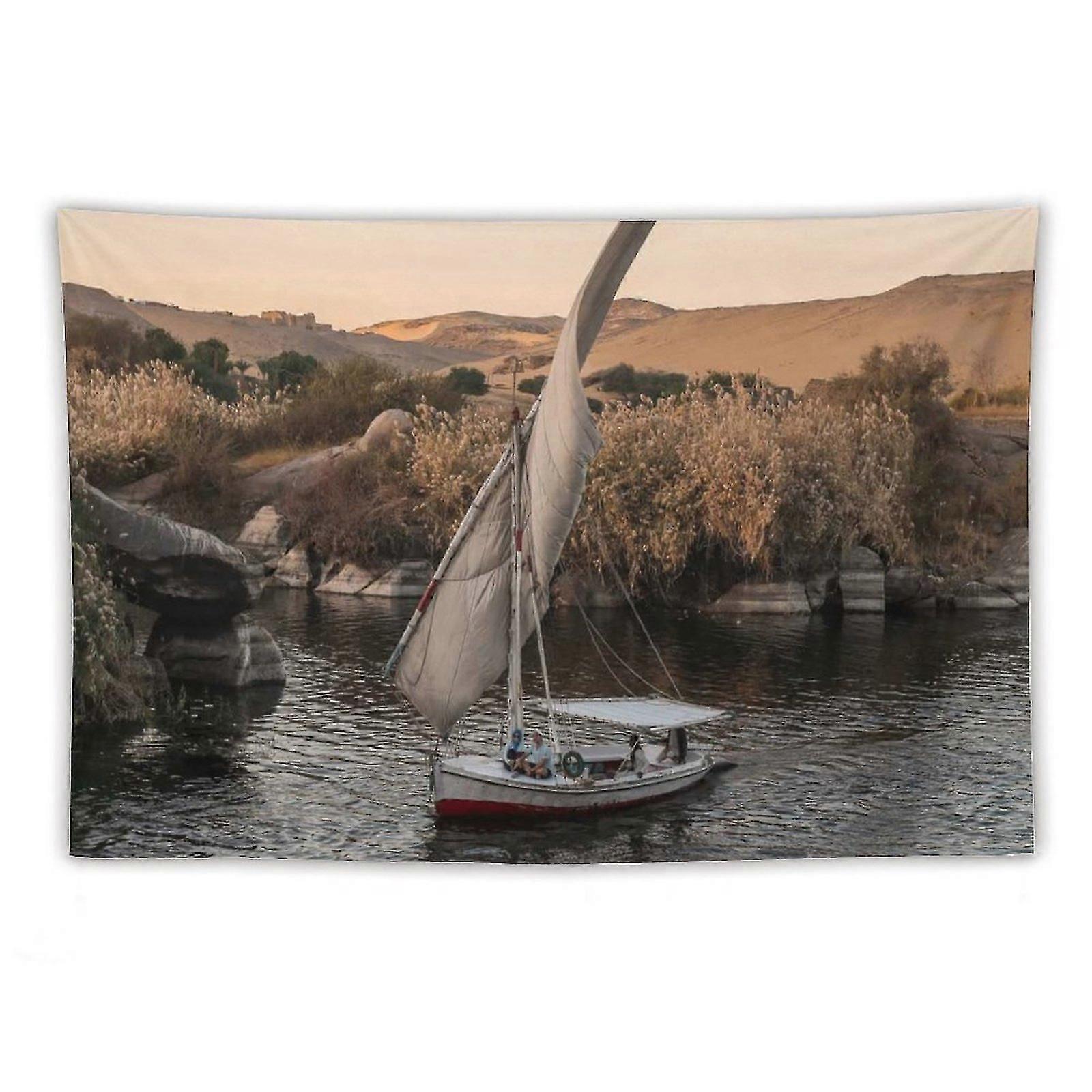 White Sailboat Tapestries