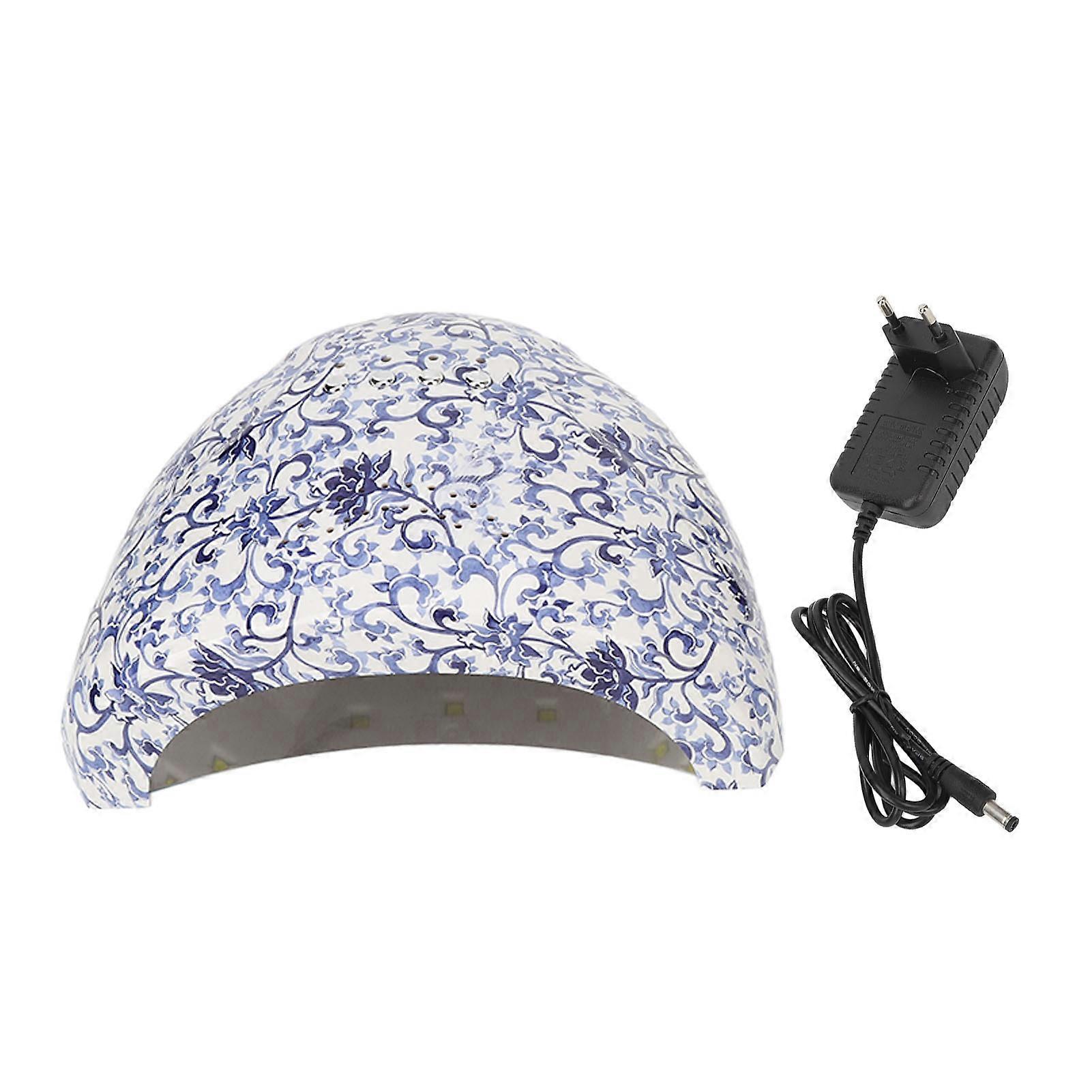 LED USB Gel Light Nail Polishing 180 Degree Curing Dryer with 30 Lamp Chips Infrared Sensor 100‑240V 48W EU Plug