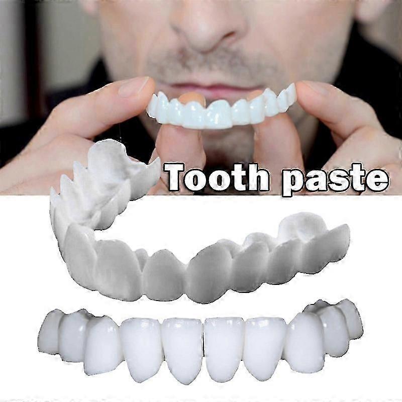 Snap On Smile Dental Övre Lös Tänderskydd Perfect Smile Fasader Comfort Fit Flex Protes Tandblekning Tandställning