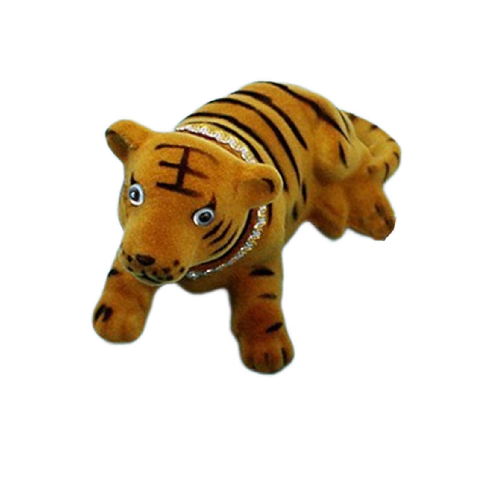 Car Dashboard Nodding Head Tiger Decoration Car Dashboard Decor Cute Creative
