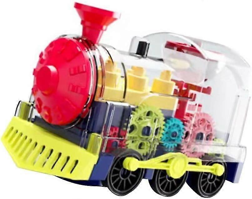 רכבת חשמלית צעצוע מצחיק שקוף הילוכים רכבת שלט רחוק רכבת להגדיר רכבת חשמלית צעצוע מכונית ארל