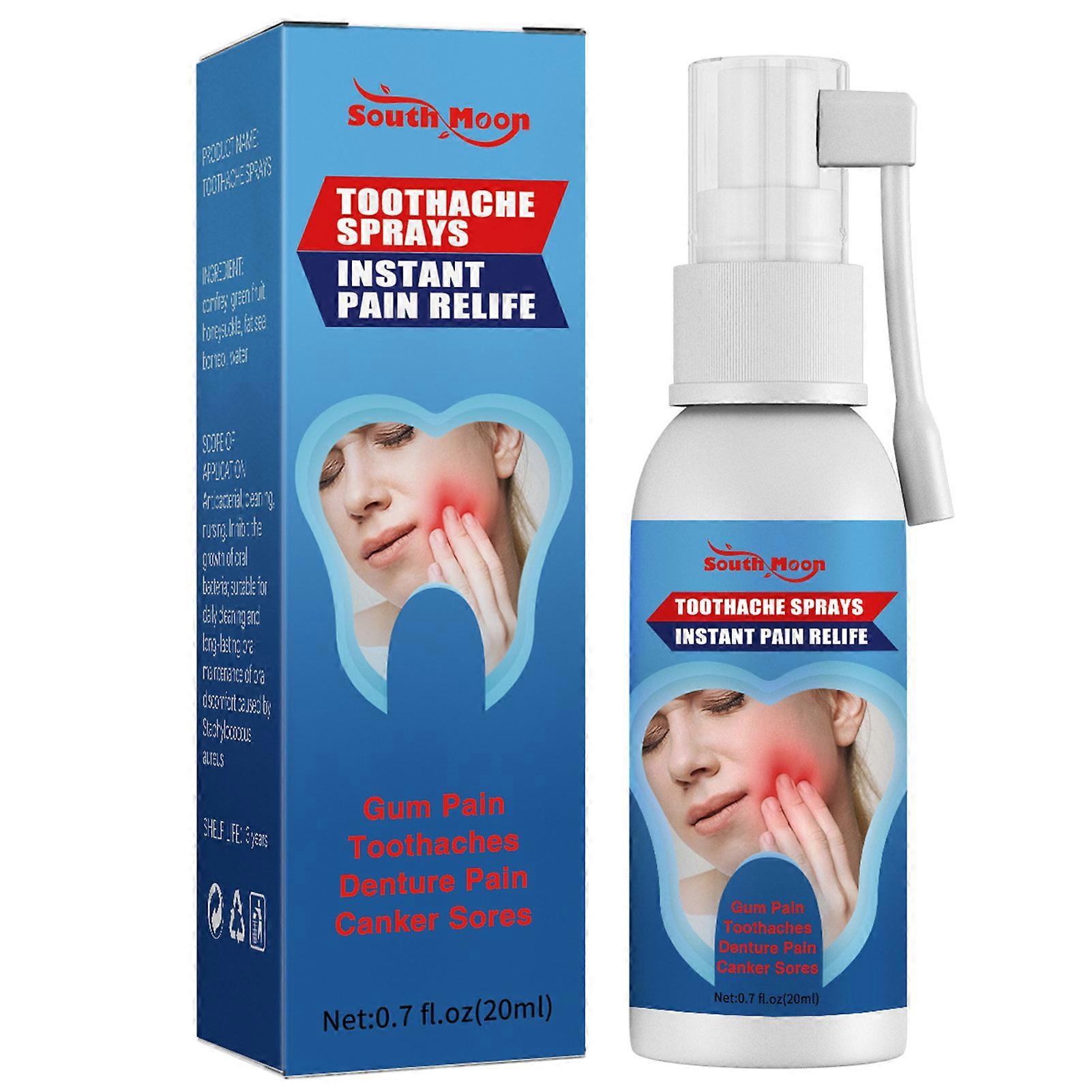 20ml Tänder Smärtstillande Spray Säker Hälsosam Snabb Tandvärk Lättnad
