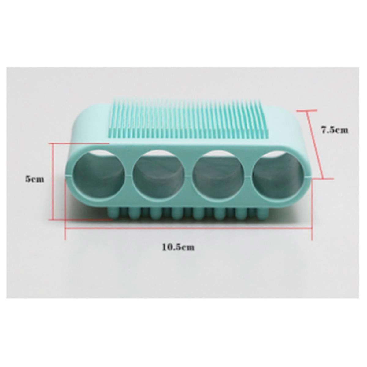Silicone Scalp Scrubber Brush Head Massager Shampoo Tool for Hair Cleaning Comfortable to Hold Desig