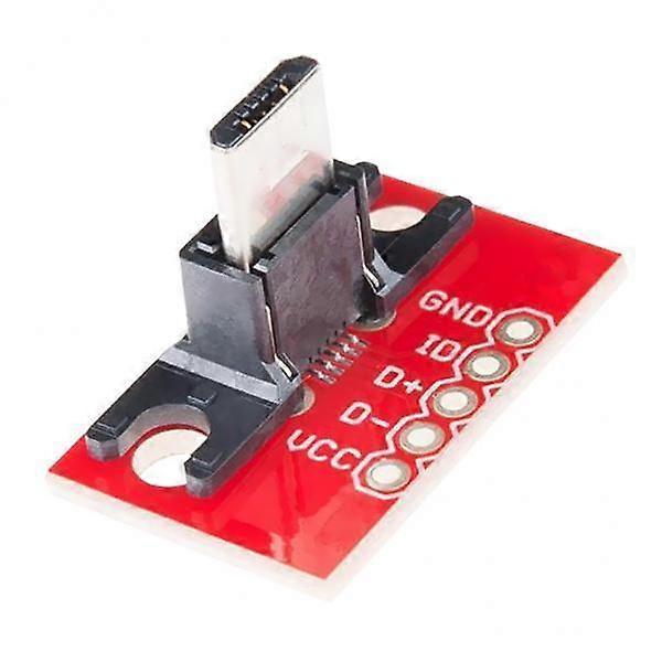 3x USB Micro B Plug Module for Board - Electonic Components