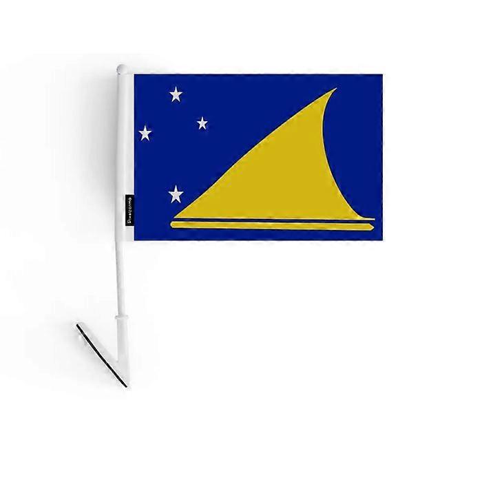 Adhesive flag - Tokelau - 14 x 21 cm - 5 pieces - Polyester - Lightweight and durable