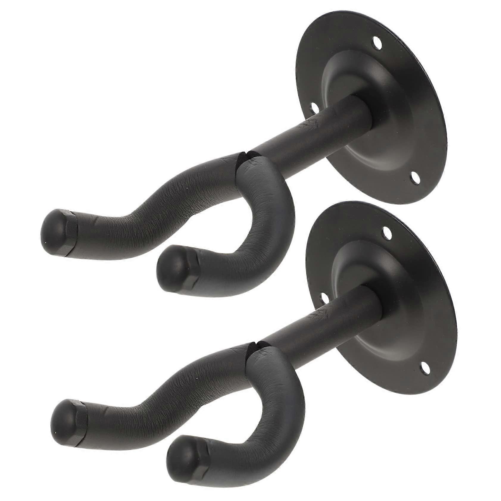 Stable Guitar Wall Mount Hanger Rack Guitar Bass Holder Wall Hook Easy Install