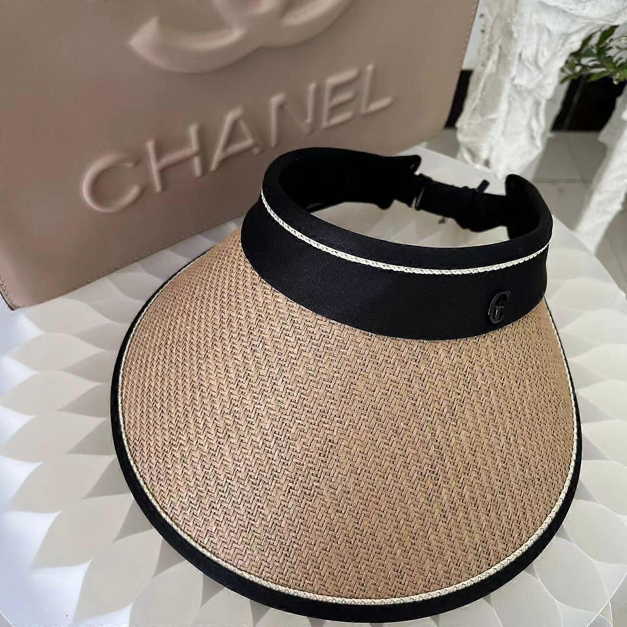 Spring Summer Straw Sun Hat No Top Holiday Style All-Match Net Red Hat