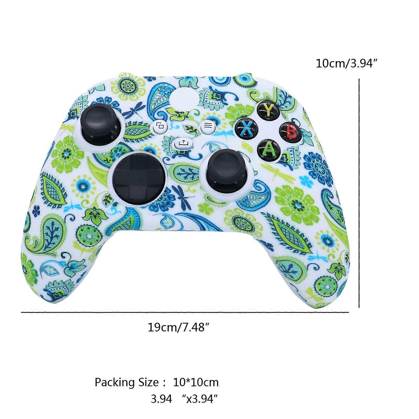 Soft Silicone for Case For Series X/S Controller Protective Skin Gamepad Rubber Skin Thumb Grips Cap Joystick Cover
