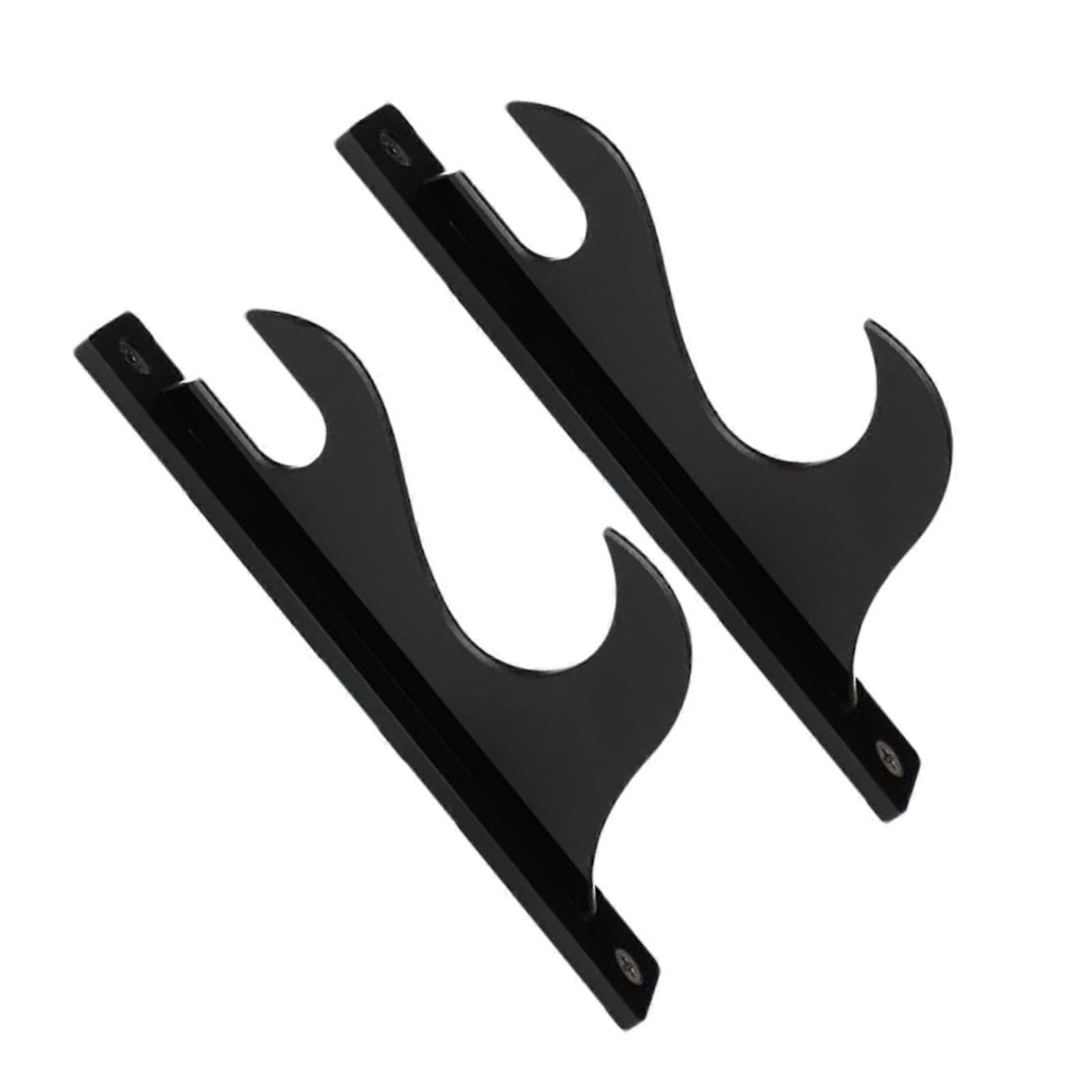 Lightsaber Display Wall Mount - Acrylic Stand Rack for Lightsabers, Umbrellas, and Poles - Black Color, Durable Design