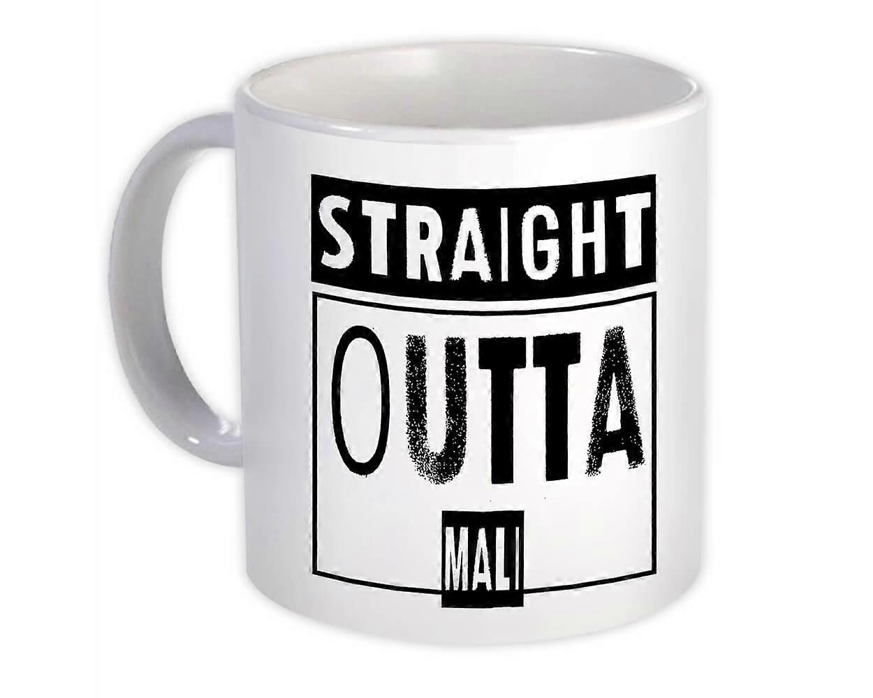 Geschenkbecher: Straight Outta Mali