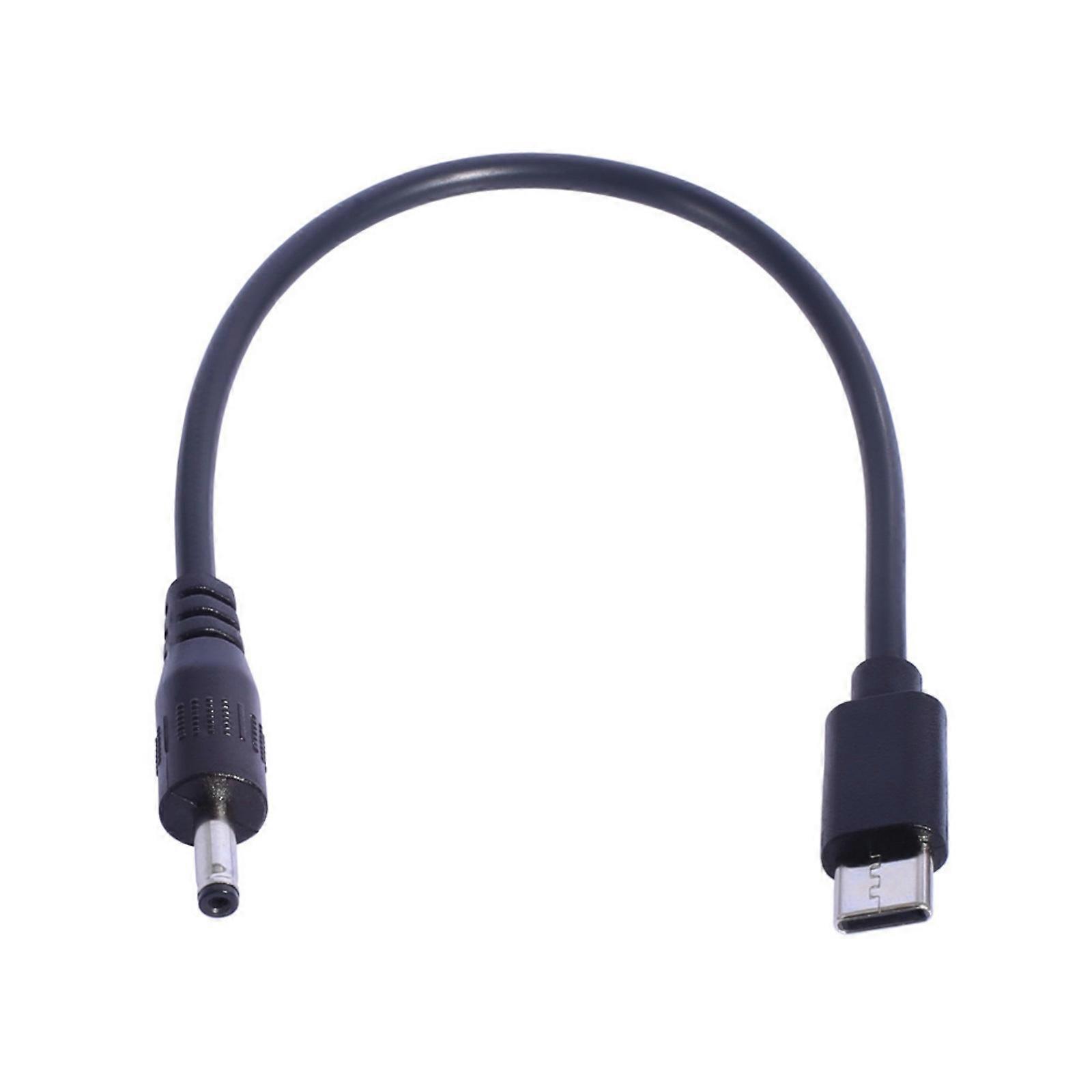 USB C to 3.5mmx1.35mm Adapter Cable Type C Male to 5V Power Adapter Connector Charging Cable for Camera Table Lamp