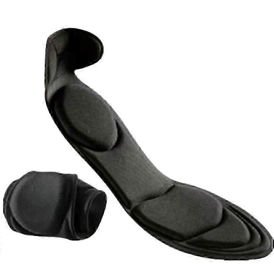2025 2 Pcs Women High Heel Insole Super Soft Pointed Tip Breathable Sponge Full Length Insole Prevent Heel Sagging Non Slip Full