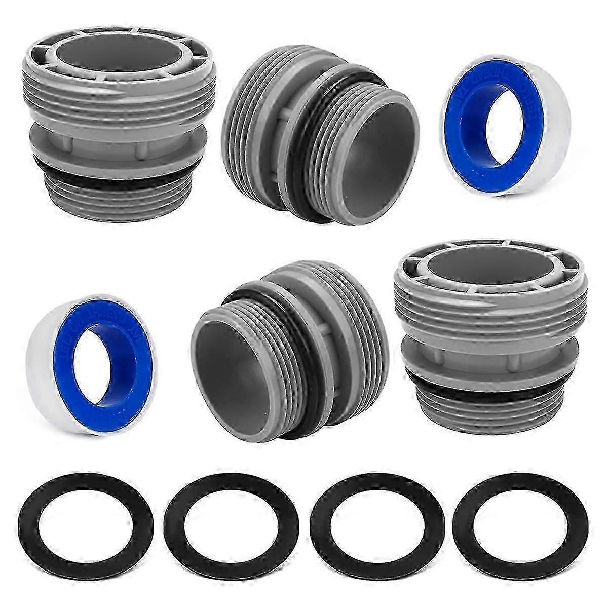 4 Pack Pool Hose Conversion Adapters Kit for Intex & Coleman Pools Edition 530