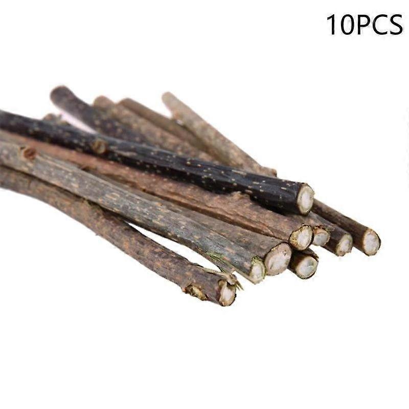 Natural color (A) 10 pieces of pure natural wood Tianlian sticks 10 cat supplies cat scratching sticks cat excitement sticks