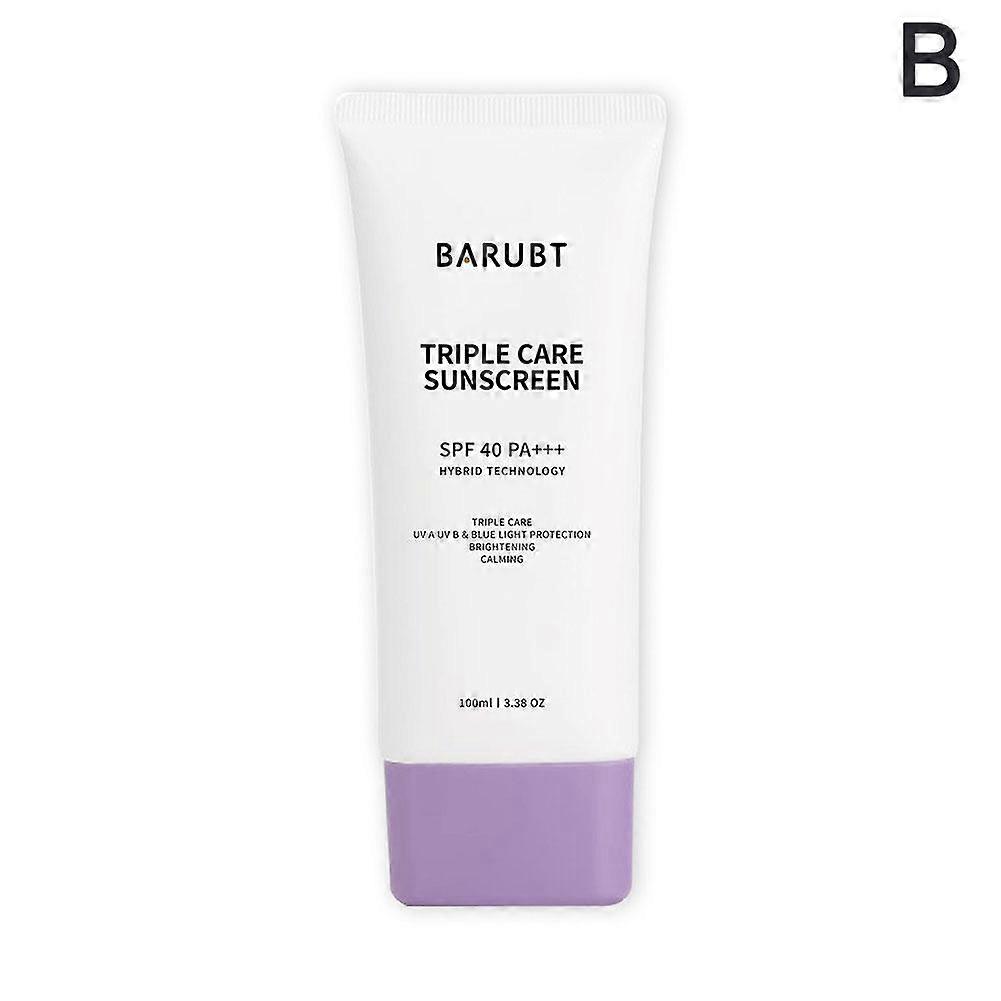 plus version 100ml (B) $Triple care sunscreen sunscreen lotion UV protection refreshing non-greasy universal multi-effect all-in-one 50ml