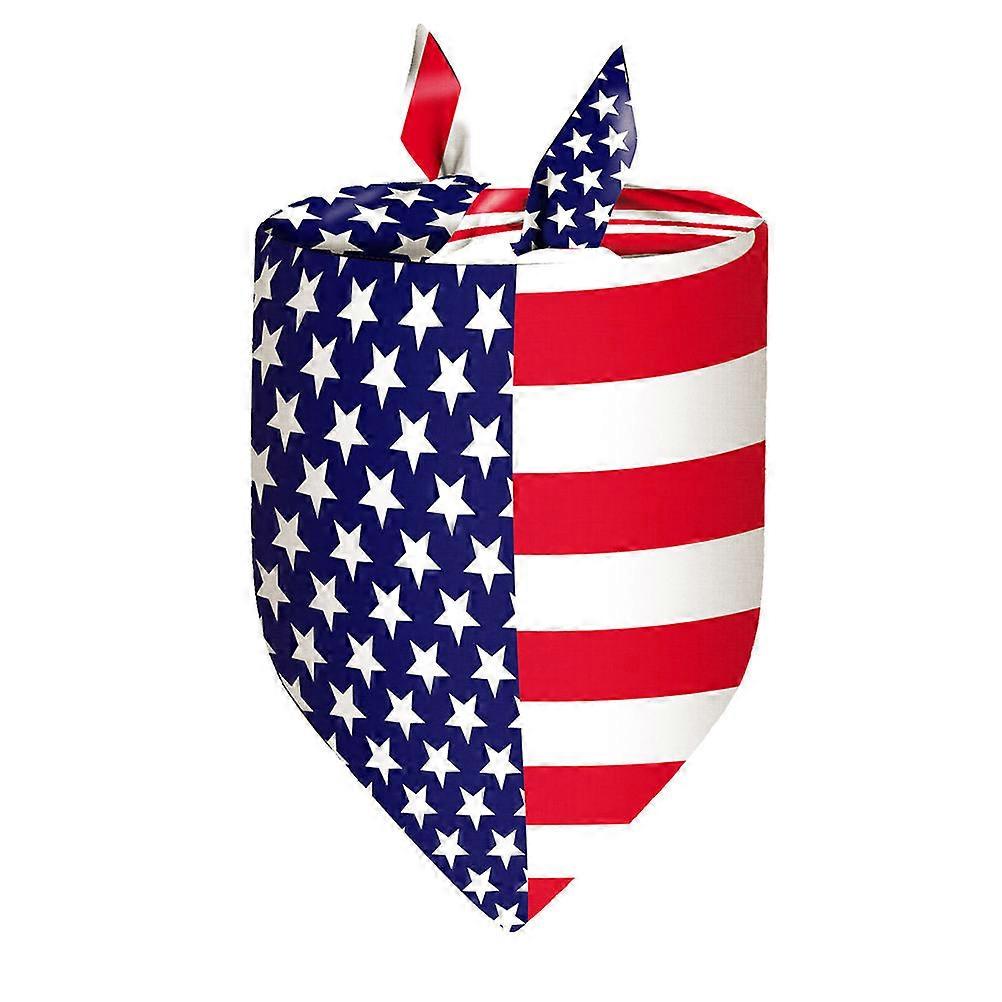 Here's a refined product description for your **1pc Pet Triangle Scarf American Flag Design Durable Dog Bandana**:
### 🇺🇸 **1PC Pet Triangle