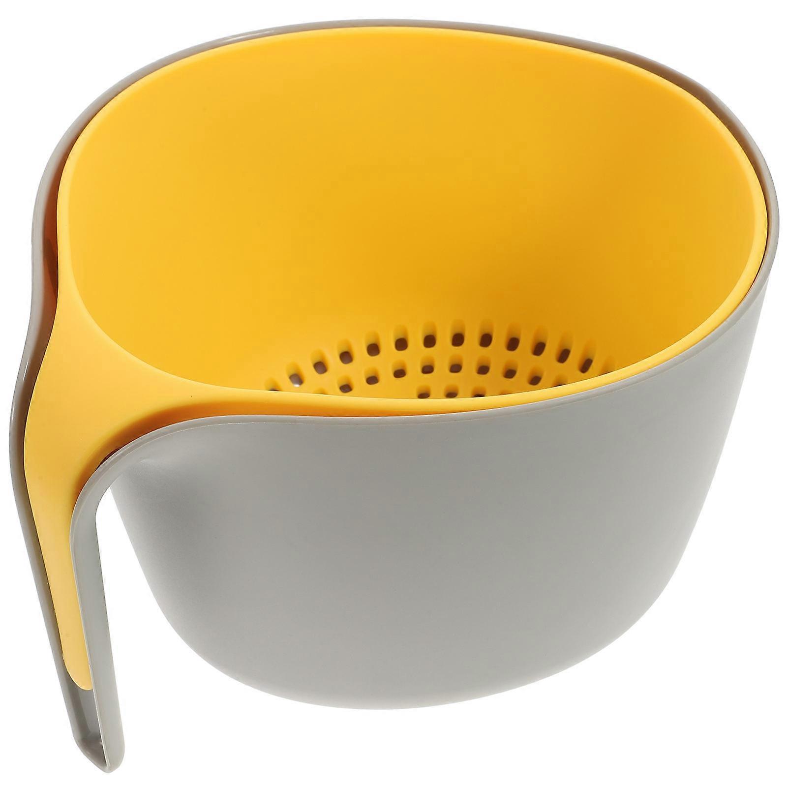 Washing Colander for Kitchen Use, Enhanced Drainage with Comfort Grip