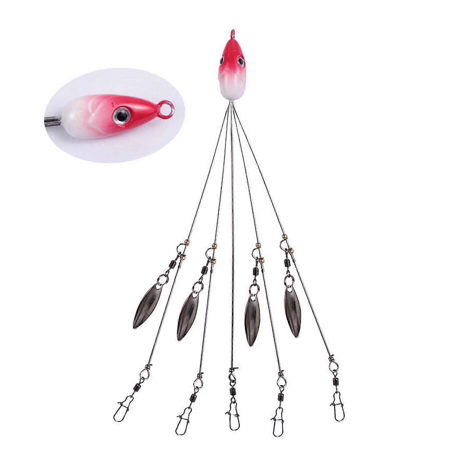 4 Klingen Umbrella Rig Angelköder