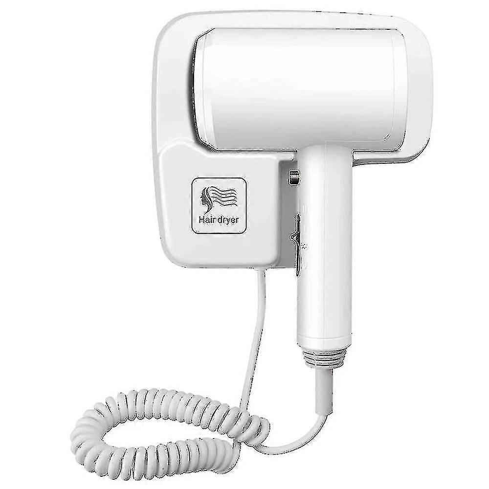 ホテルのバスルーム用壁掛け業務用ヘアドライヤー、耐久性と設置が簡単(1パック)