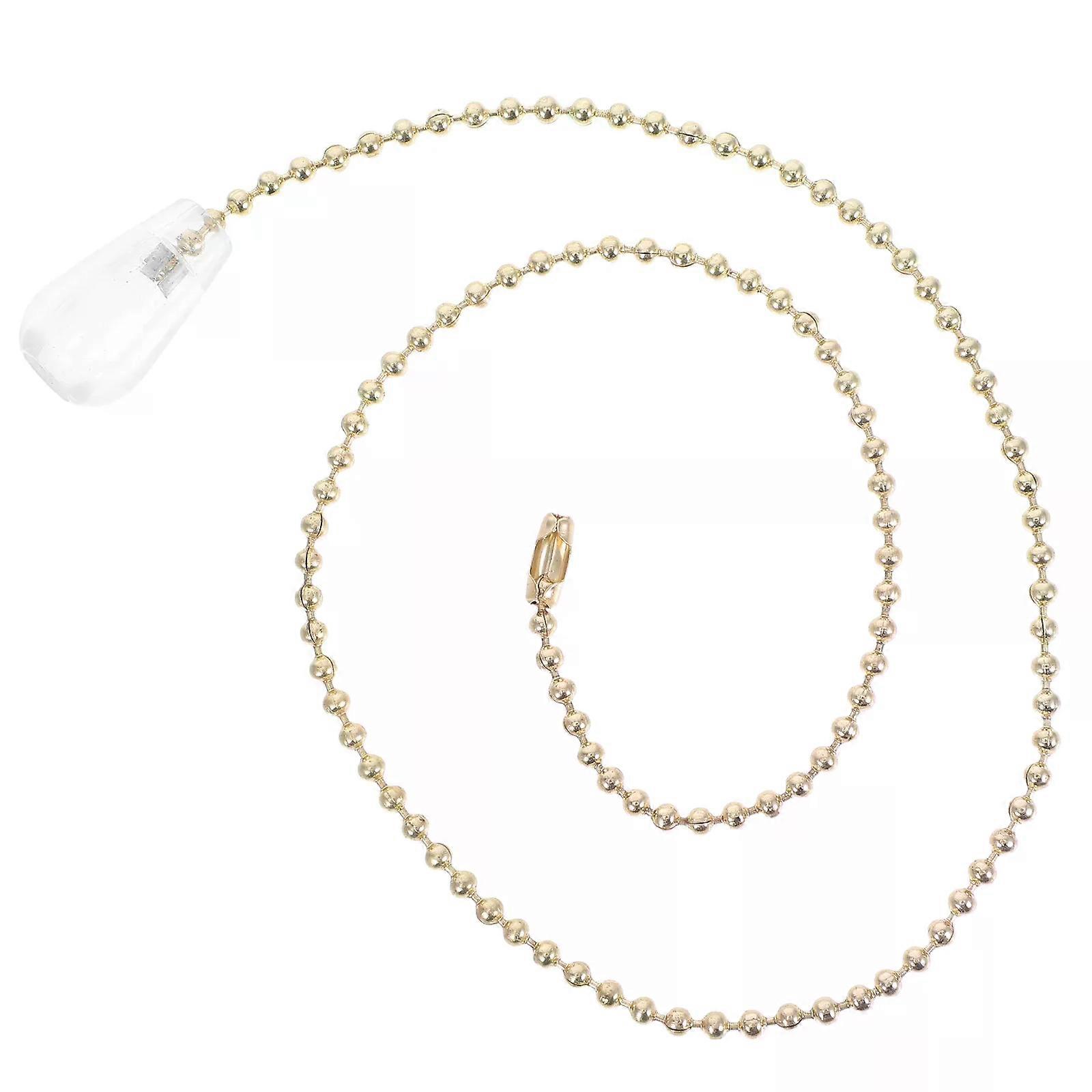 Transparent Pendant Lighting Chain Decorative Pull Cord for Bathroom Fan Switch pull cord string ends