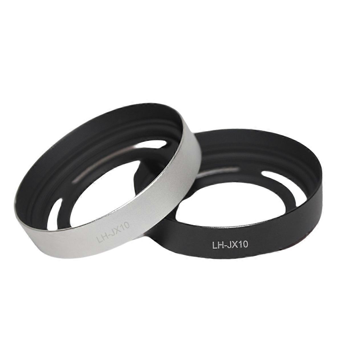 Hollow Metal Compact Detachable Camera Lens Hood for X10/X20/X30 Camera Black
