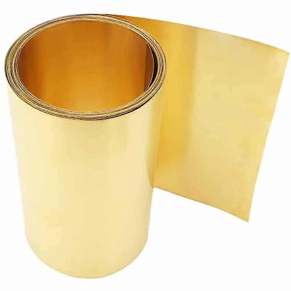 Messing sheets 0.03 X 200 X 1000 mm, copper metal material for hobbies and laboratory research materials.
