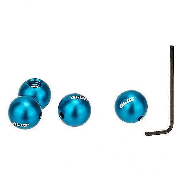 3x4Pcs Bicycle Brake Cable End Caps Set Ball Hat Multi-Color Cable Tips Blue