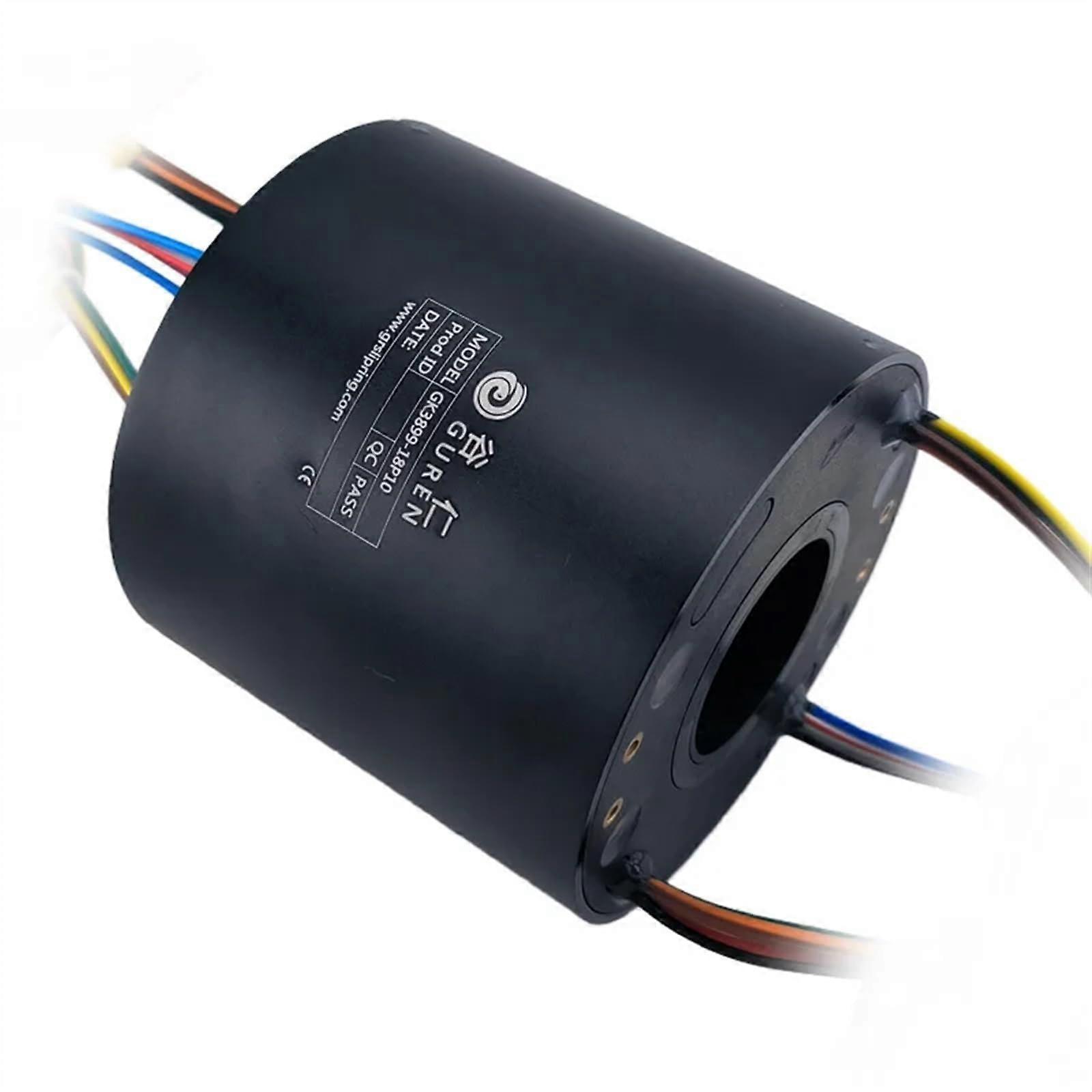 throughhole conducting ring, hollow highcurrent collector ring, 360degree rotatable conducting slip ring