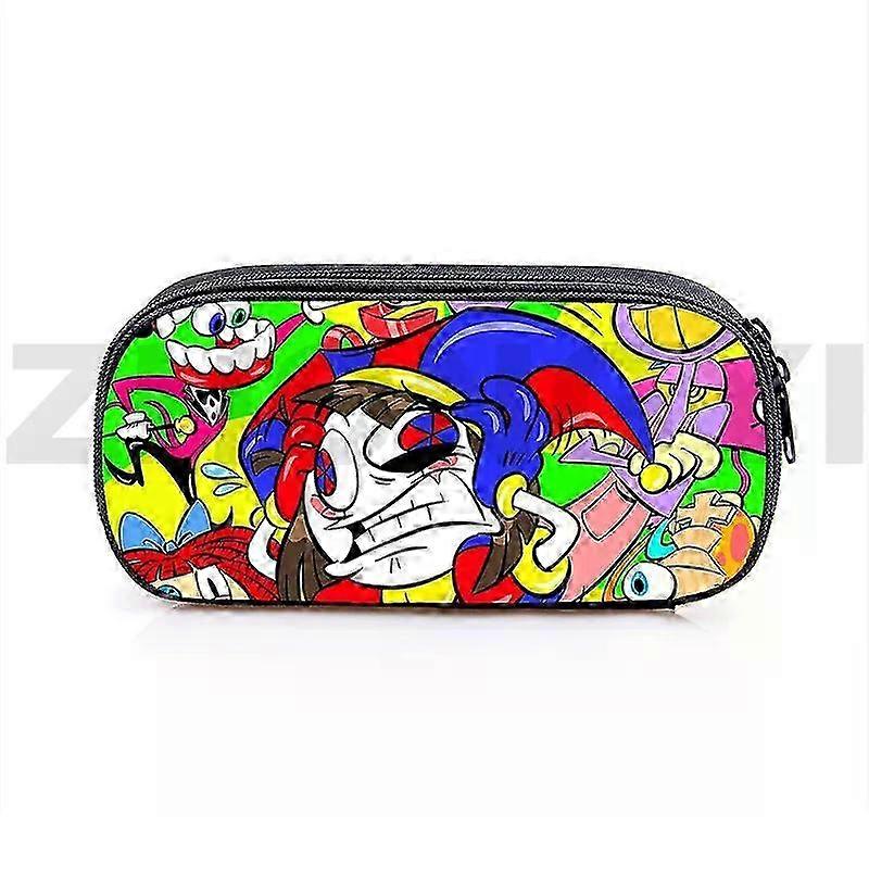 Söt skolmaterial penna låda väska för flickor - resevänlig design