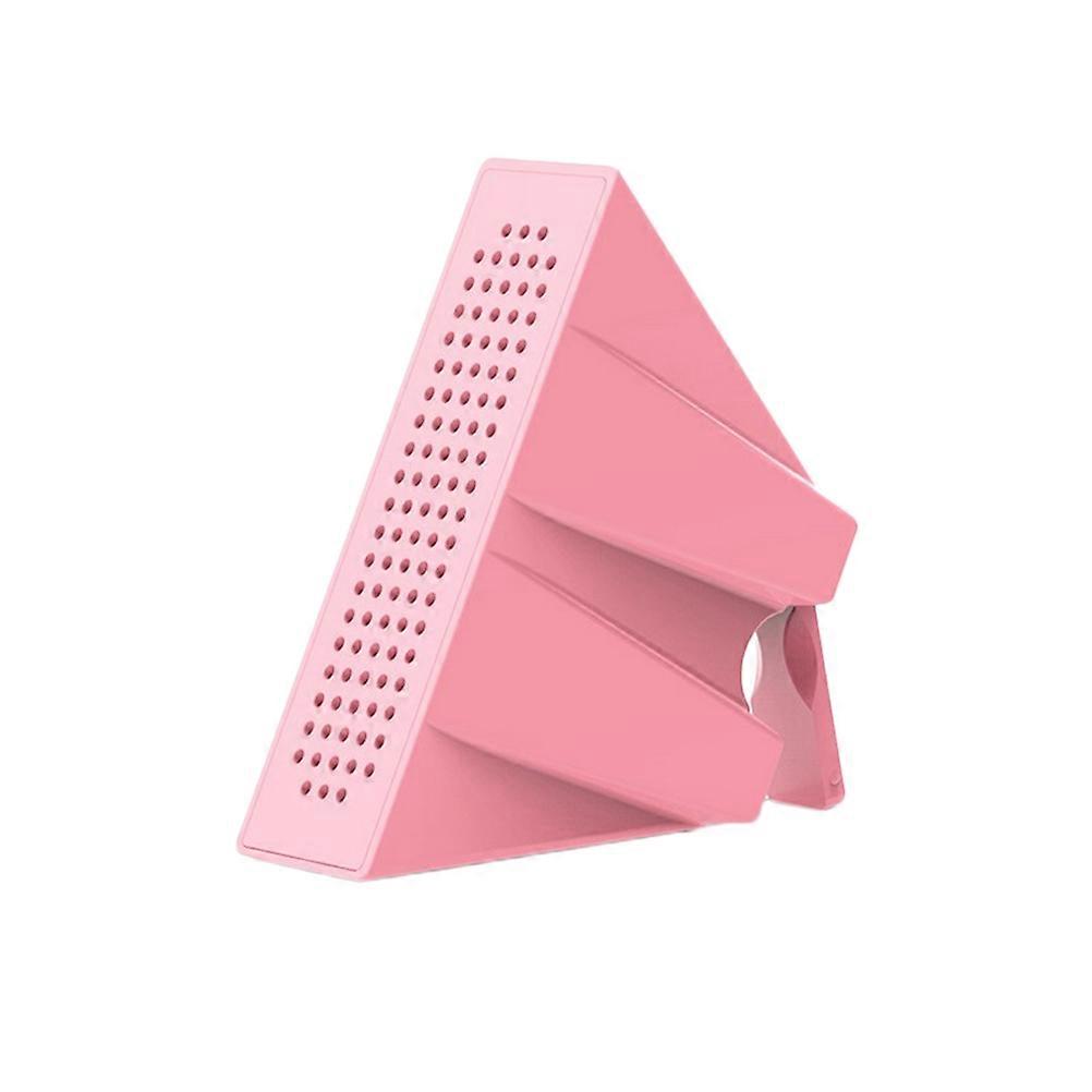 Telephone Stand For Desk Mobile Phone Amplifier Stand Relaxed Style Hollow Design Pink 1Pack
