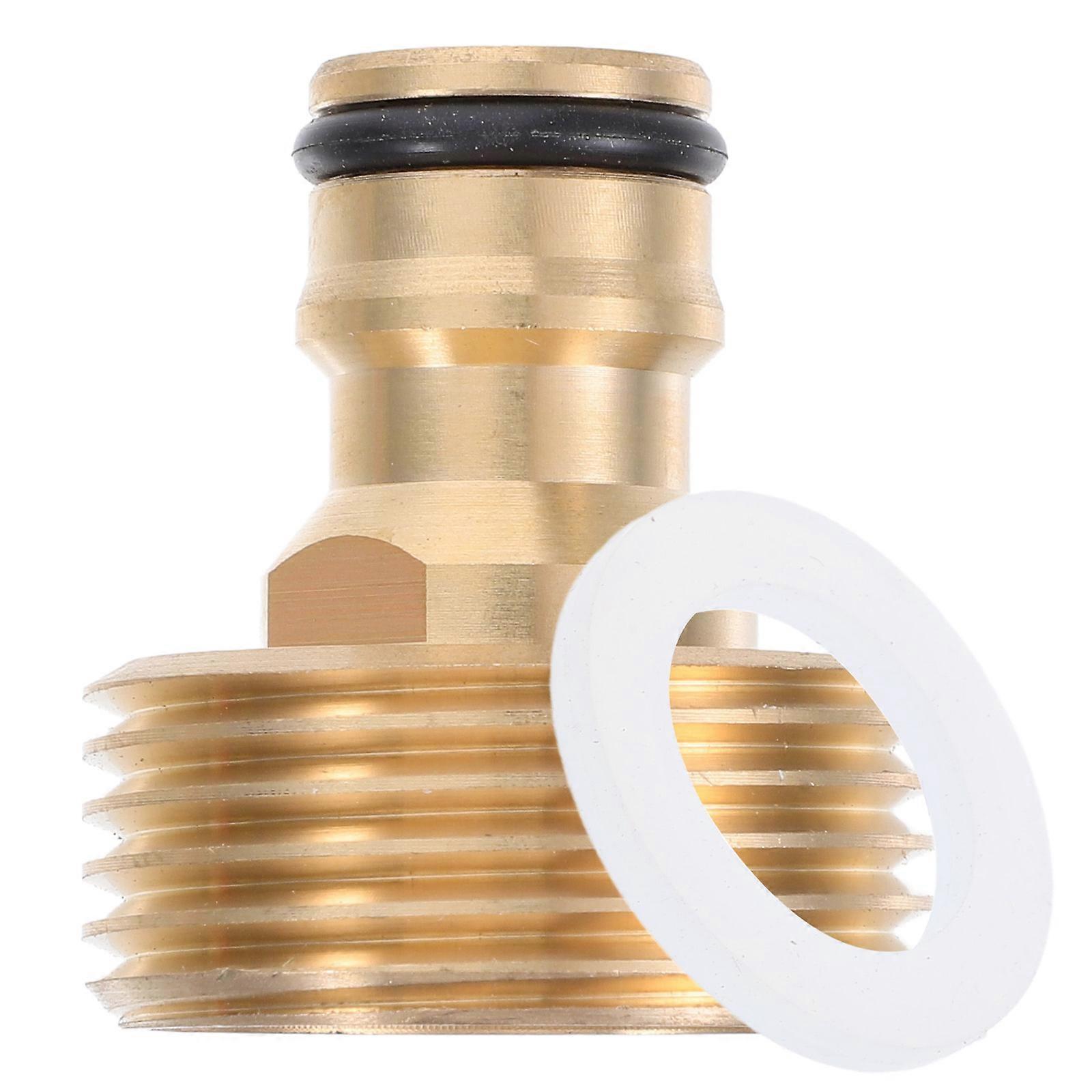 Garden Hose Connector Adapter Quick Connect Fitting for Drip Irrigation Durable Brass Leakproof Design Water Saving Accessory