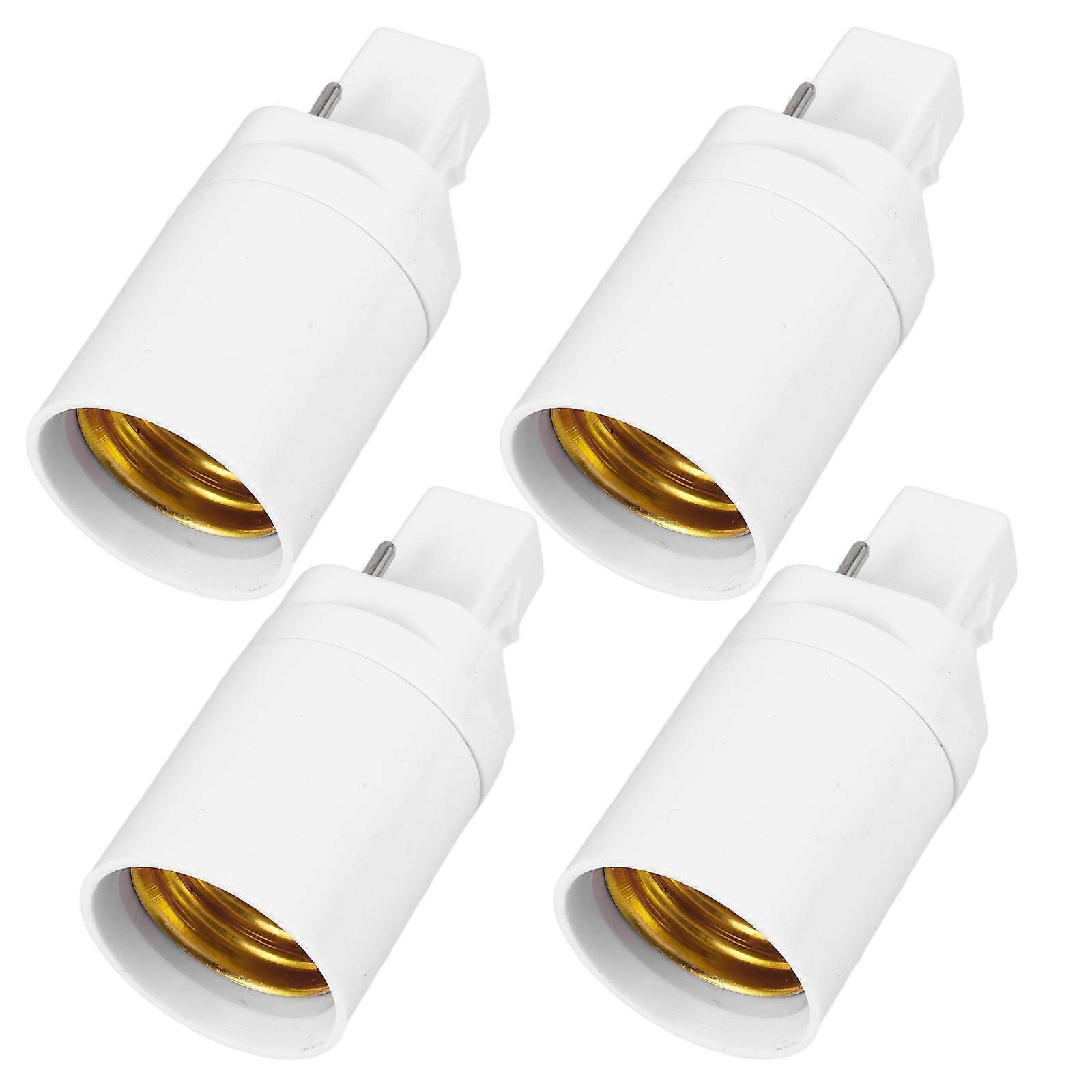 To E27 Holder Converter Light Bulb Converter For Home Lamp Holders 4Pcs