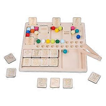 Children's Early Education Digital Operation Clip Bead Toy Hand-Eye Coordination Training Baby Puzzle Enlightenment Mathematics Montessori Teaching Ai