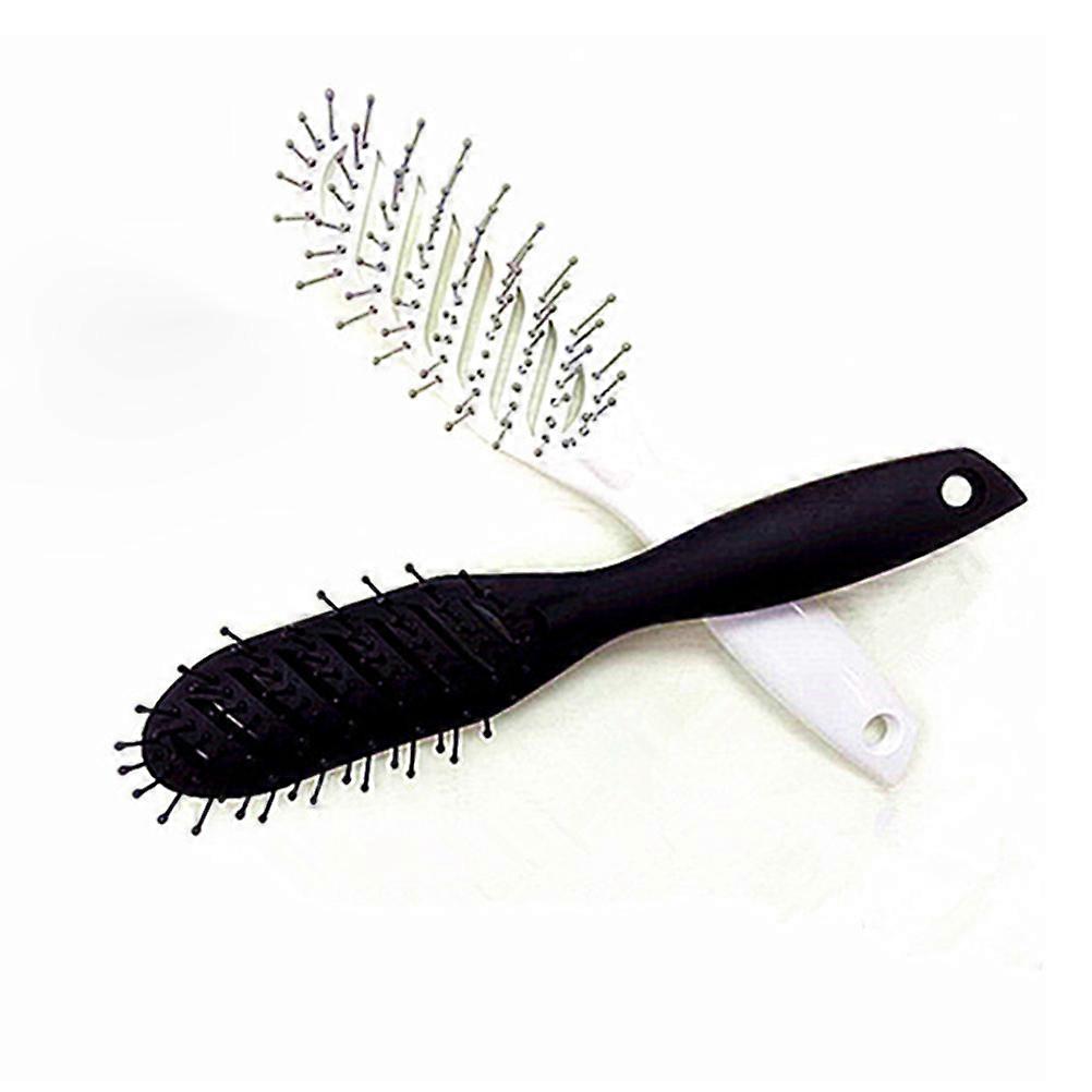 Wide Tooth Combs For Women Hairdressing Comb Curving Ribs Design 15.5x6x1cm Plastic Detangle 2Pcs
