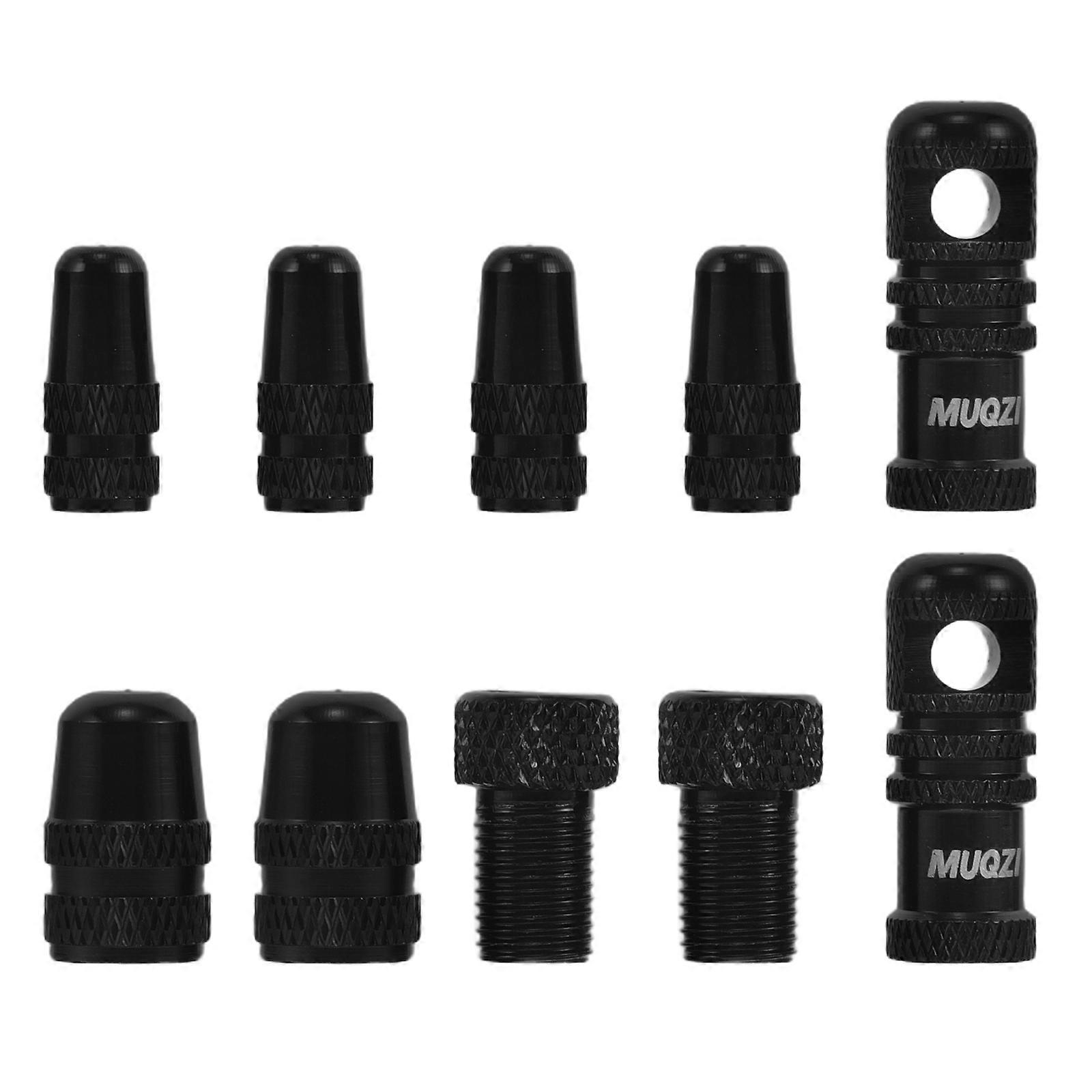 Aluminum Alloy Bicycle Tire Valve Stem Caps – Lightweight, Durable Bike Valve Adapters for Various Tire Nozzles with Stylish Design and Valve