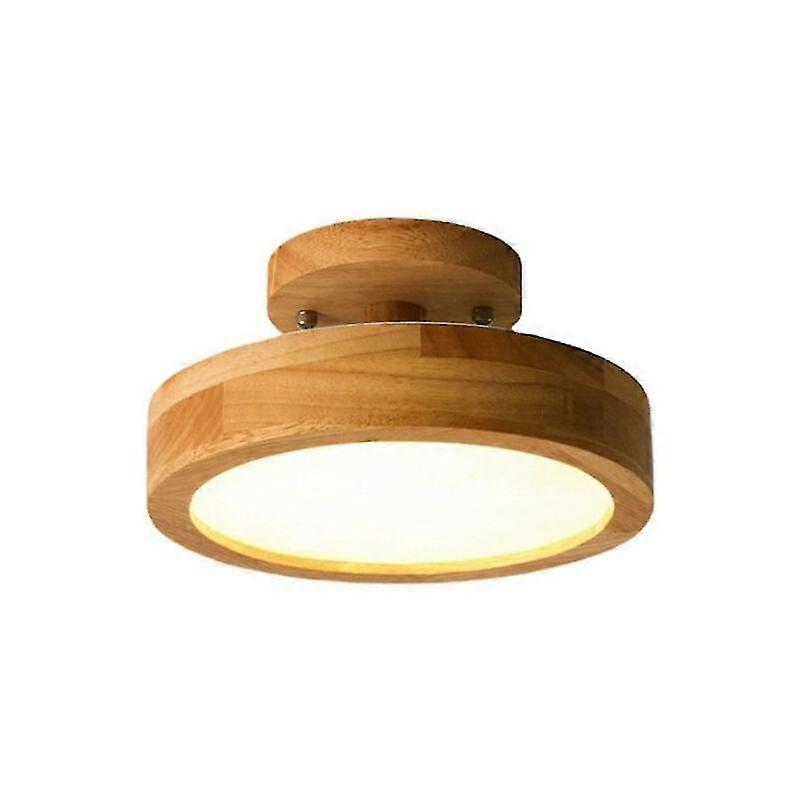 Log color-ceiling light-23cm12w corridor cloakroom ceiling decoration is simple