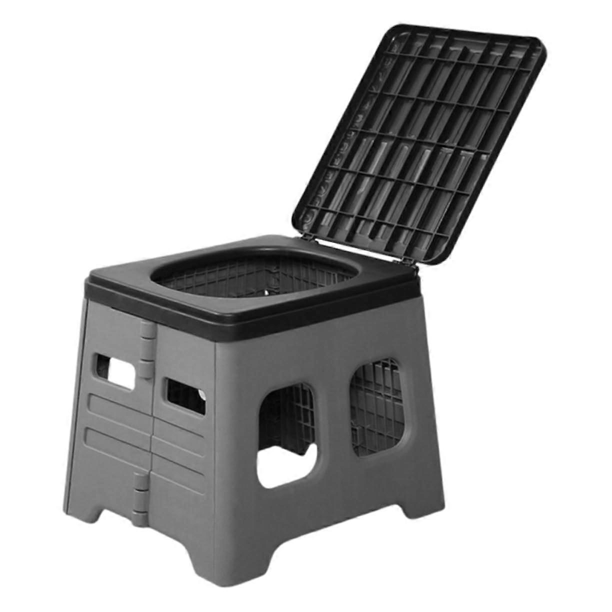 Folding Toilet for Camping and Travel, Compact Emergency Toilet, Transport, Safe to Use