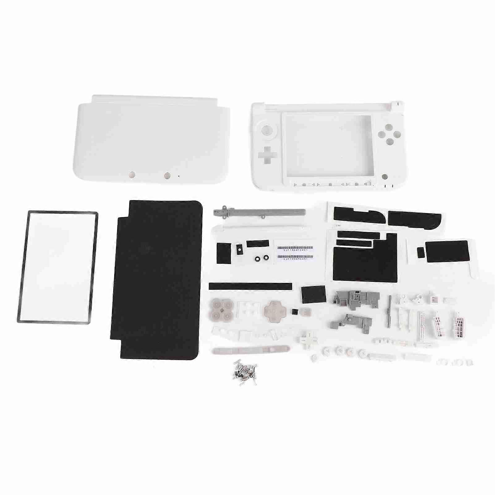 Complete Replacement Protective Shell Kit for 3DS XL (White)