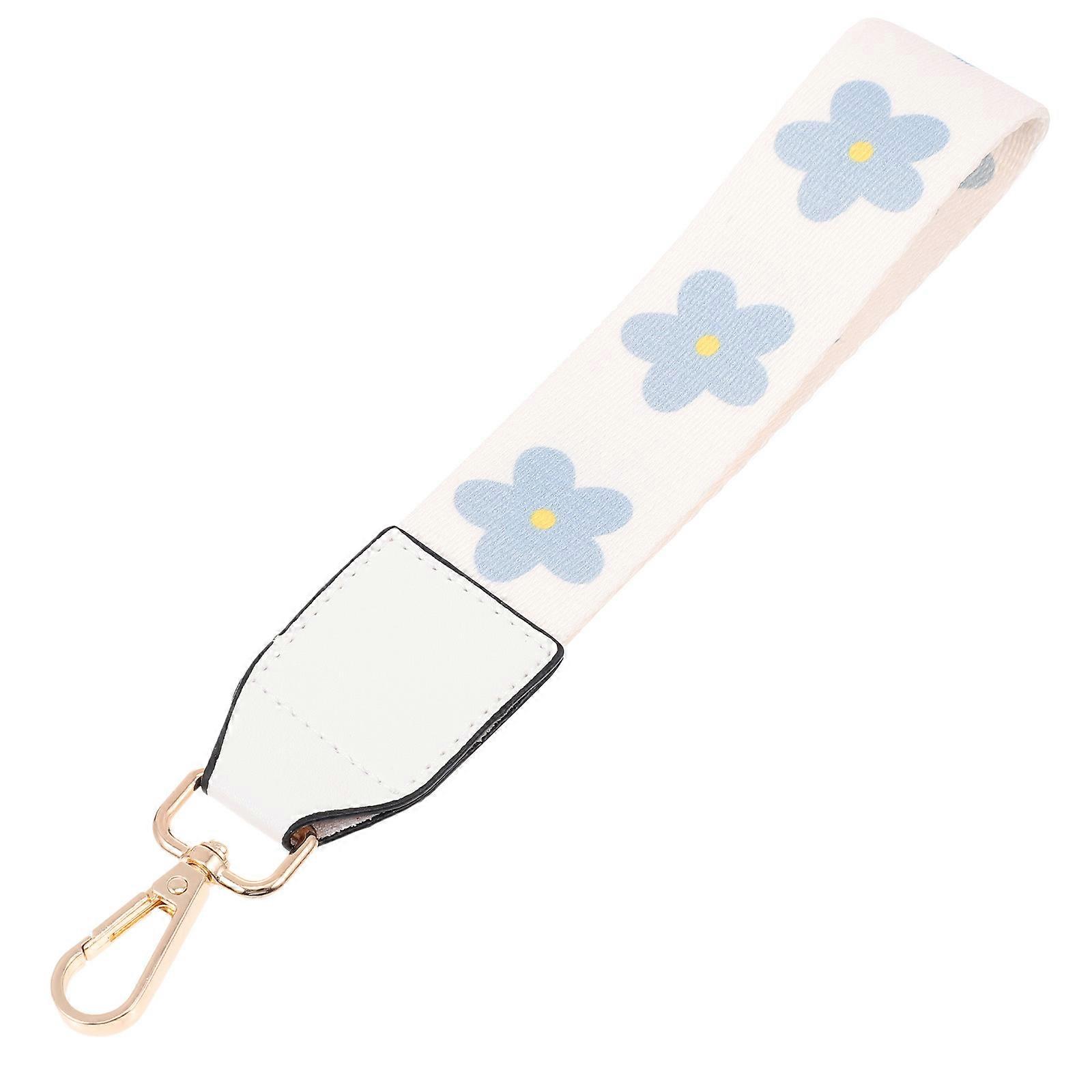 Flower Handbag Wrist Strap Lightweight Durable DIY Lanyard Stylish Accessory for Ladies Handbags Replacement Elegant Design