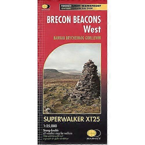 Brecon Beacons West Xt25 Superwalker Map