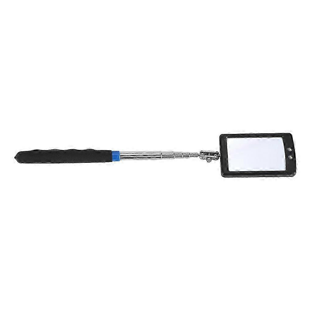 Telescopic Inspection Mirror with Flexible Lighting and 360 Degree Rotation Tool