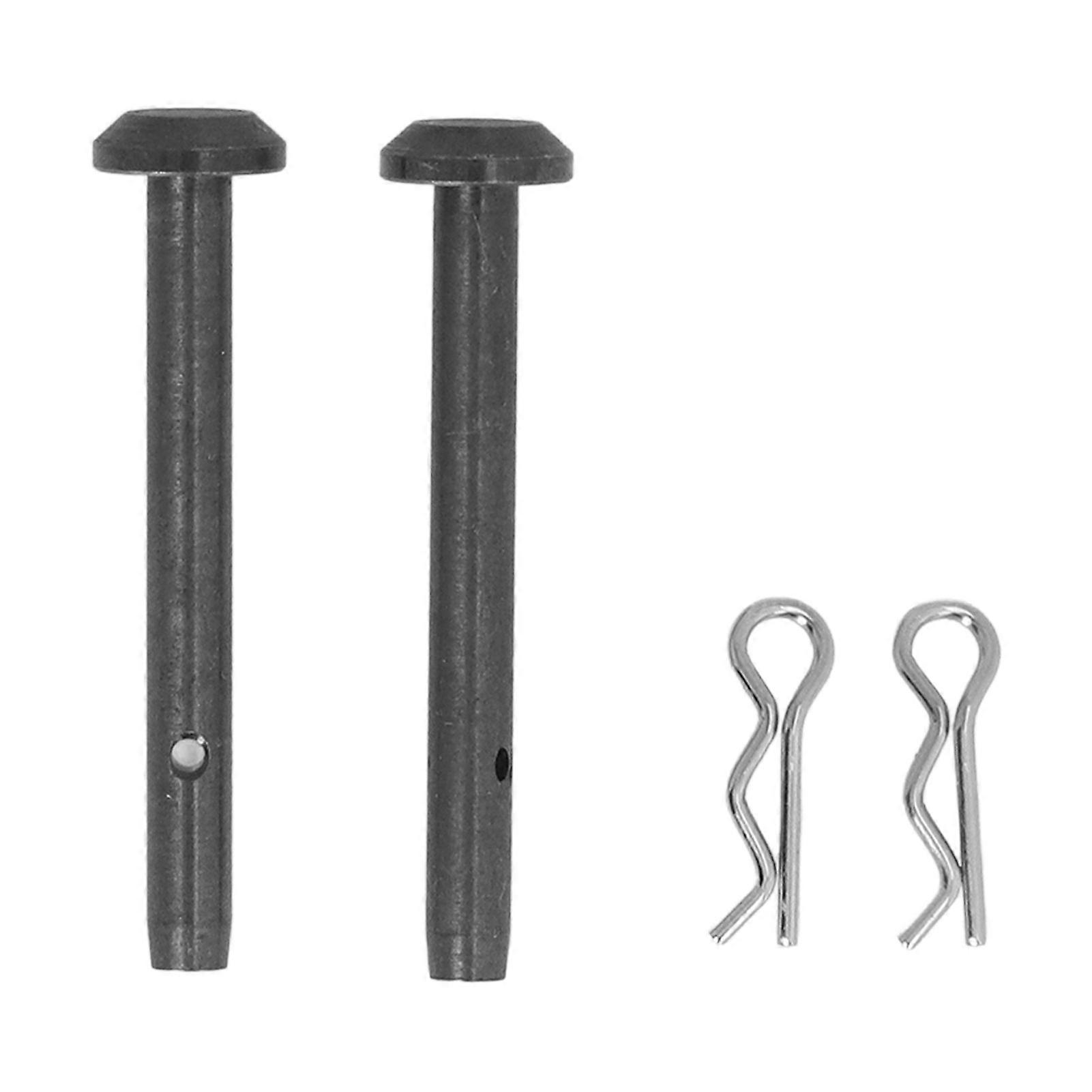 2 Pcs RC Body Clips Pins Smoother Driving Rustproof 4cm Length Black RC Body Clips for 1:18 RC Cars