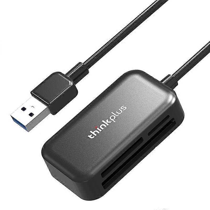 LENOVO Thinkplus USB3.0 3-in-1 Multifunction Card Reader 5Gbps Transmission CF TF SD Card Reader