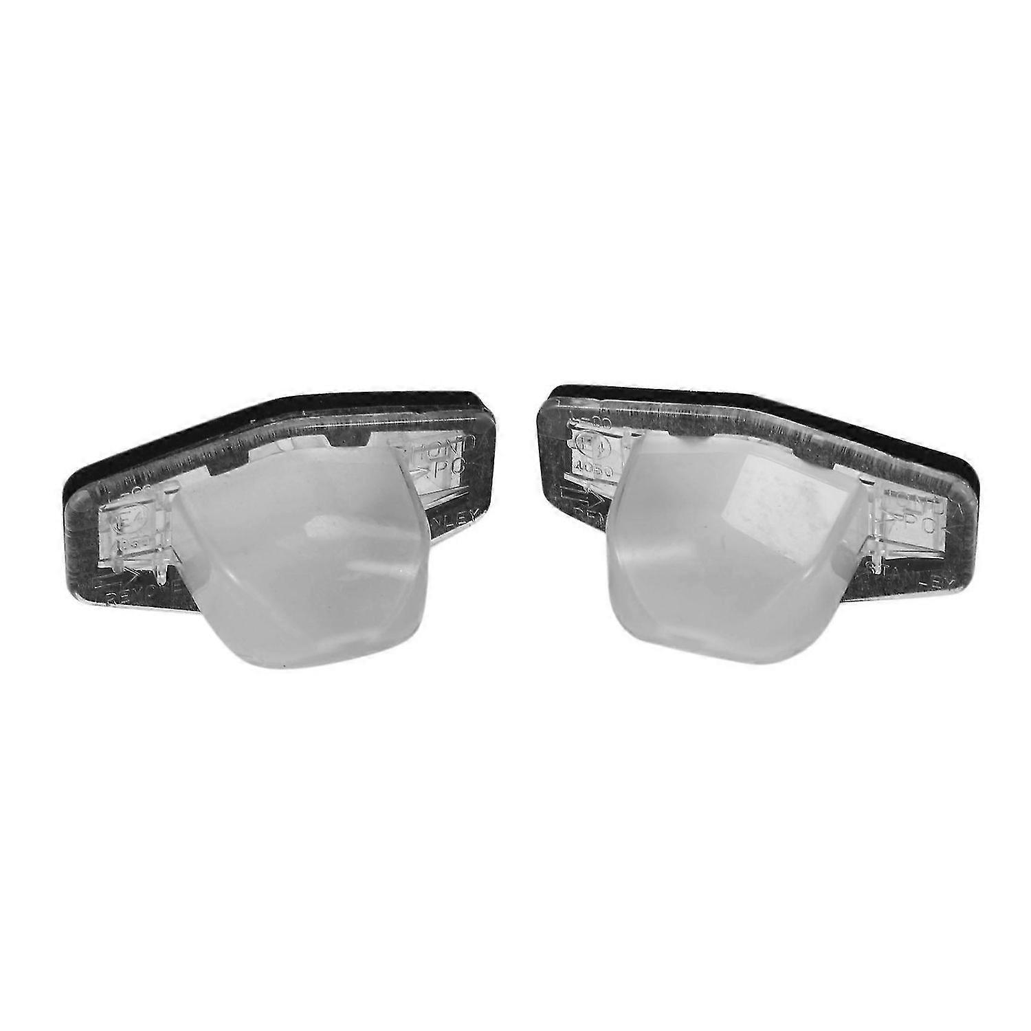 LED License Plate Light Lampshade for -V -V Accord 2-Pieces Tag Lamp Assembly Replacement