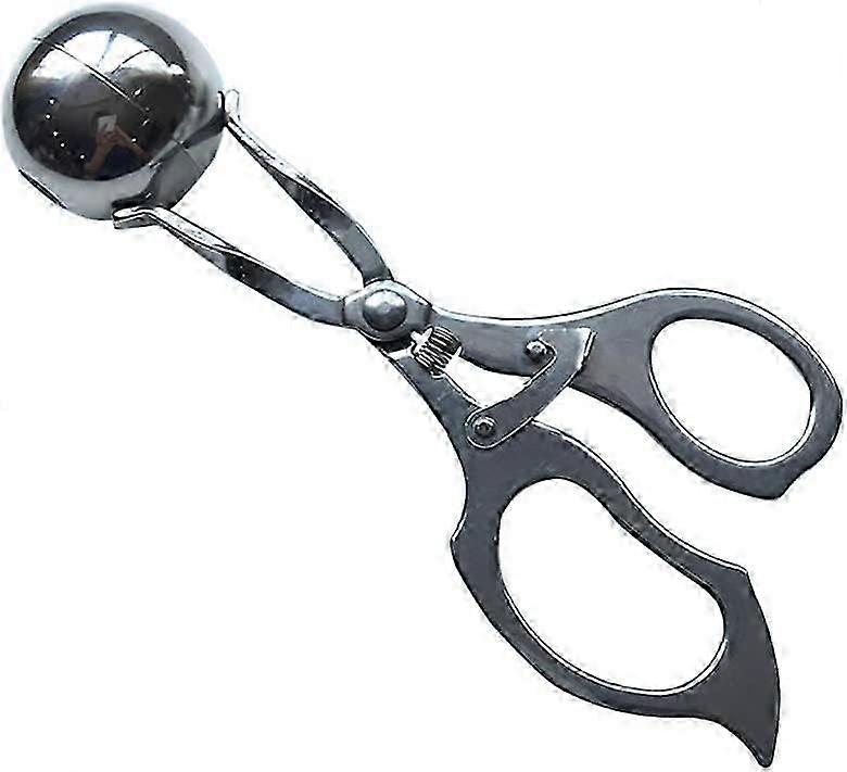 الفولاذ المقاوم للصدأ الكرة ملقط لكرات اللحم، كعكة، الآيس كريم، حمام القنابل حجم L