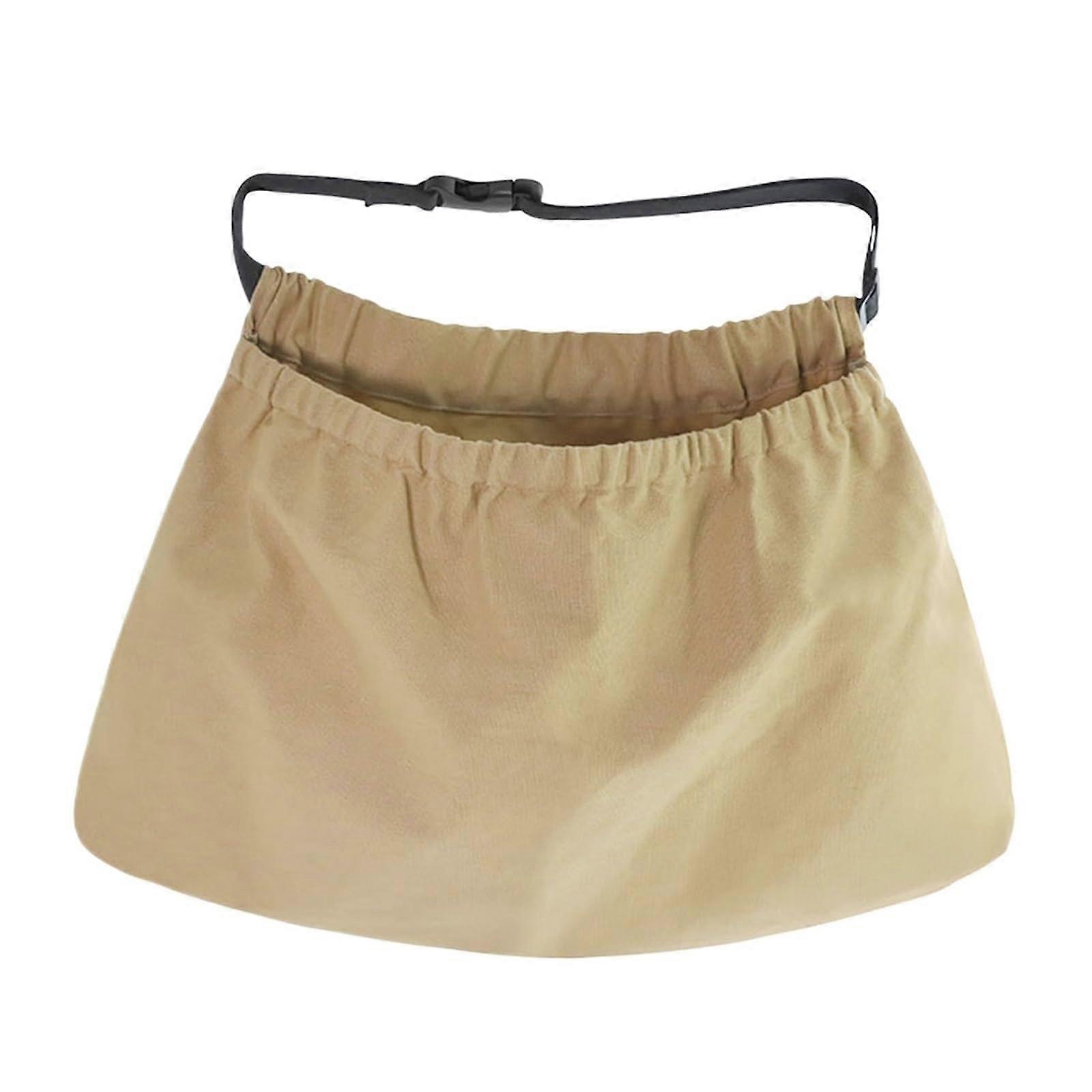 Harvest Apron, Oxford Fabric, Collection Bag for Farm, Garden (Khaki)